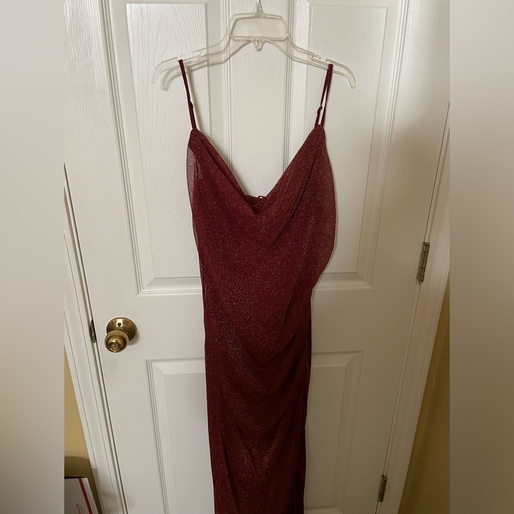Red Glittery Lulus Dress size XL - Picture 2 of 4